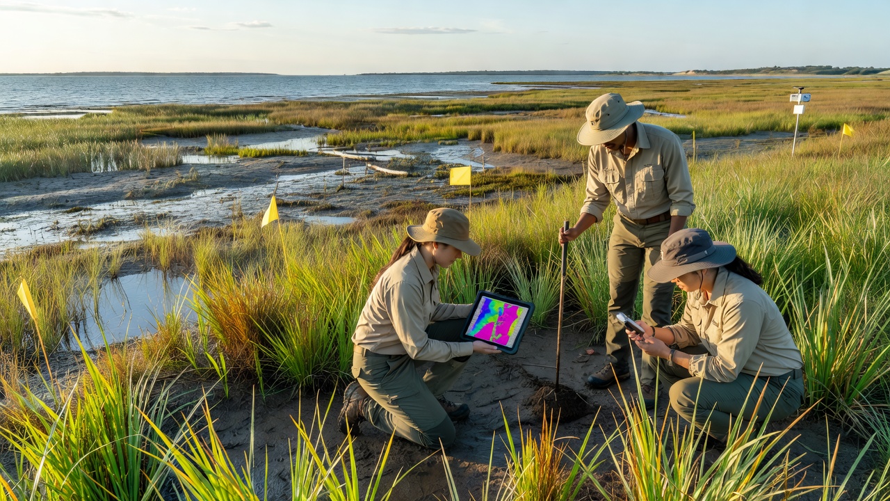 Examining Color Shifts in Sedge Communities Across Tidal Cycles to Map Biodiversity Hotspots in Coastal Marshes